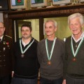 Bezirkssportleiter Herman Novotny, Edmund Hafner (2.), Rainer Kurz (1.), Pepi Widauer (3.)
