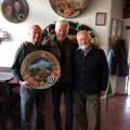 Die Sieger mit Organisator Pepi Widauer: Johann Harasser (1. Platz), Gerhard Rupp (2.Platz)
