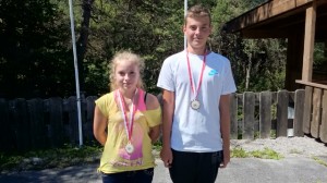 60 Liegend Jungschützen: Patricia Rangger (1.), Stephan Riedl (2.)