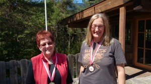 Sportpistole: Sieglinde Losch (1.), Elisabeth Ladinig (3.)