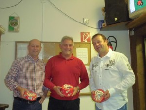 Schützenkompanie Mieming (v.l.): Werner Schuchter, Hans-Peter Branz, Thomas Schneider