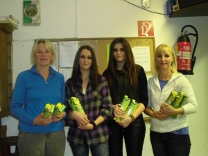 Die Superfrauen (v.l.): Burgi Widauer, Melanie Grießer, Carina Lechner, Angelika Sporer