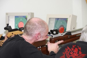 Robert Marthe in voller Konzentration