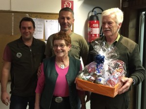 Die Berwieser Jager (v.l.): Reini Peimpolt, Sieglinde Losch, Christian Marthe, Pepi Widauer