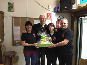 Kompanie 1 (v.l.): Silvia Schneider, Andreas Schneider, Michaela Maurer, Hans-Peter Branz